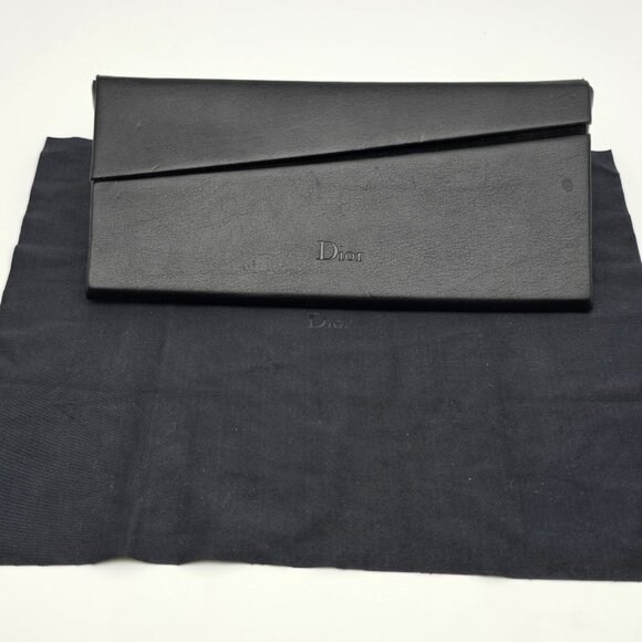 Christian Dior DiorInsideOut2 8072K Black Frame Grey Lens Sunglasses w Case 54mm